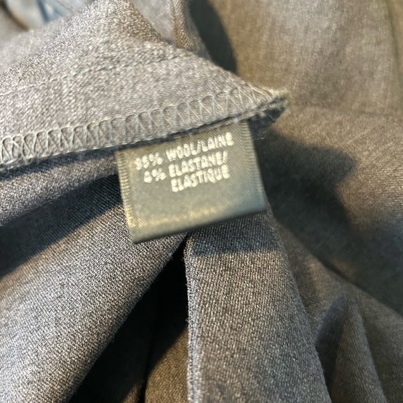 Lafayette 148 Grey Wool Trouser Dress Cropped Ankle Pants Size 8 - Picture 10 of 10